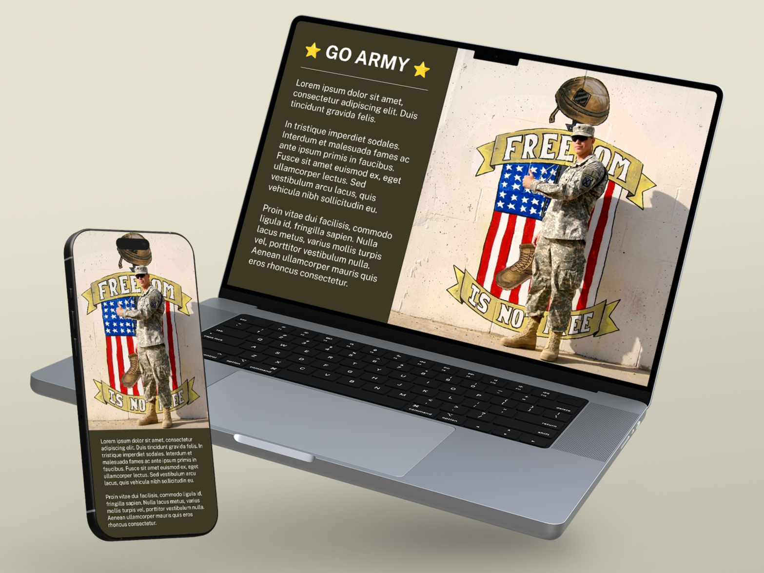 Website Design Mockup 3