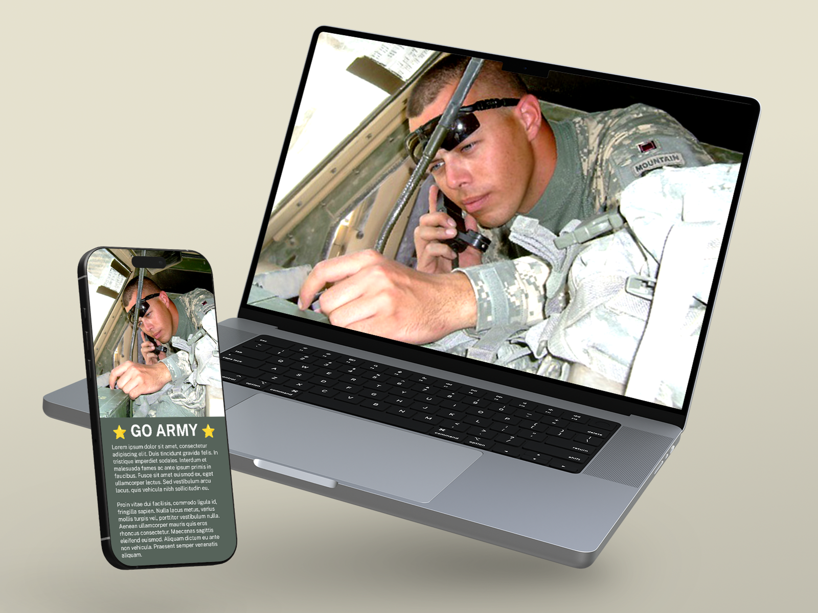 Website Design Mockup 1